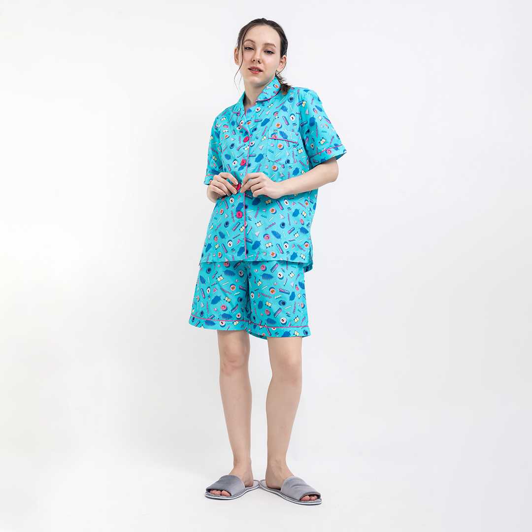 PAUL FRANK ชุดนอนกางเกงขาสั้น SUMMER RAY SS SHORTS SET