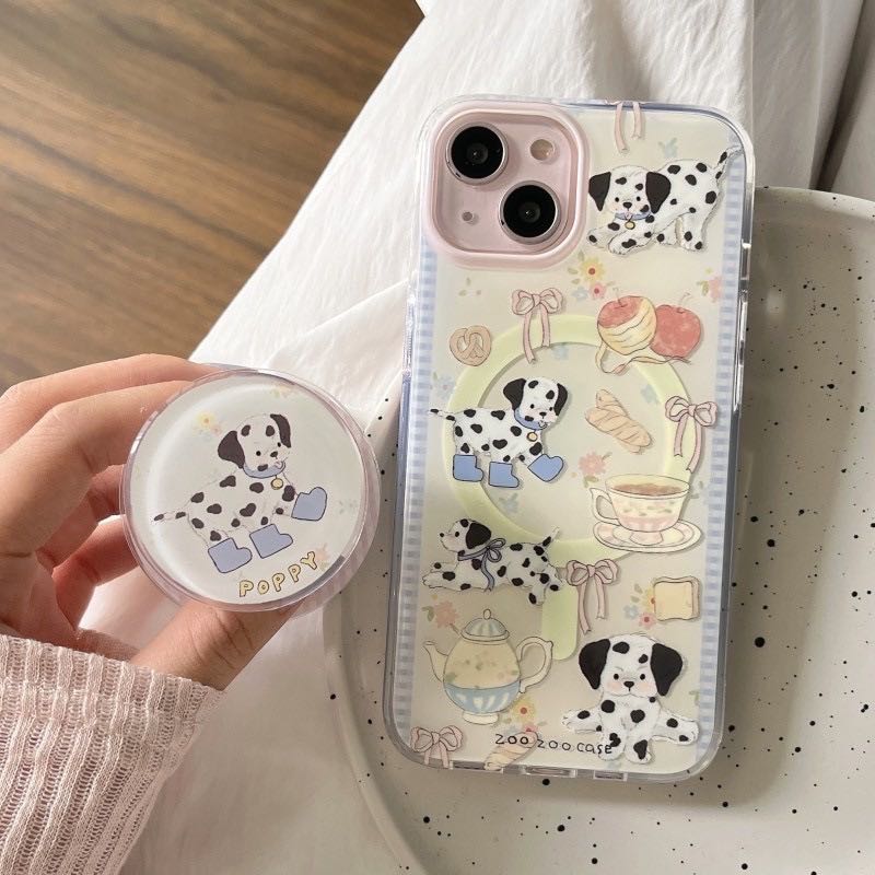 สอบถามก่อนกดสั่ง เคสหมา เคสชาร์จแบต magnetic holder griptok ไอริง สีเหลือง แข็ง เคสไอโฟน เคสiphone