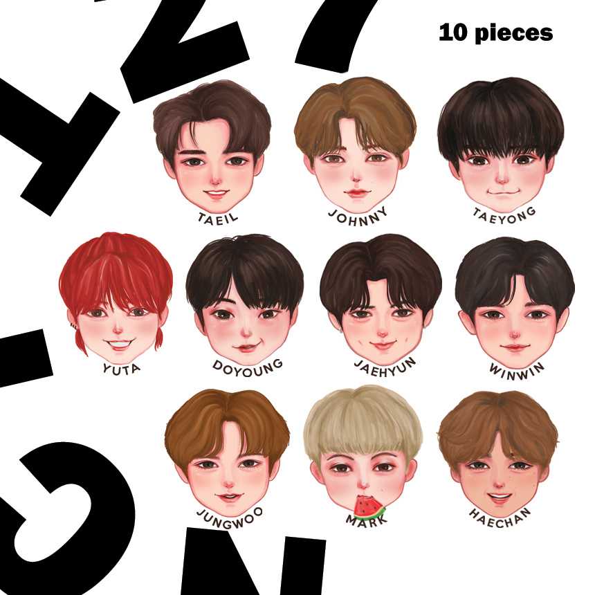 STICKER BH - NCT 127 SET