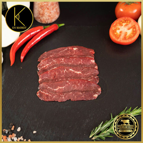 Flank Steak เนื้อนำเข้าจาก NZ (180 - 200 กรัม ) มี HALAL