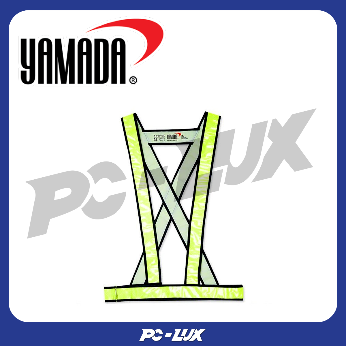 YAMADA เสื้อกั๊กจราจรสะท้อนแสง สีเหลือง รุ่น LY6050X