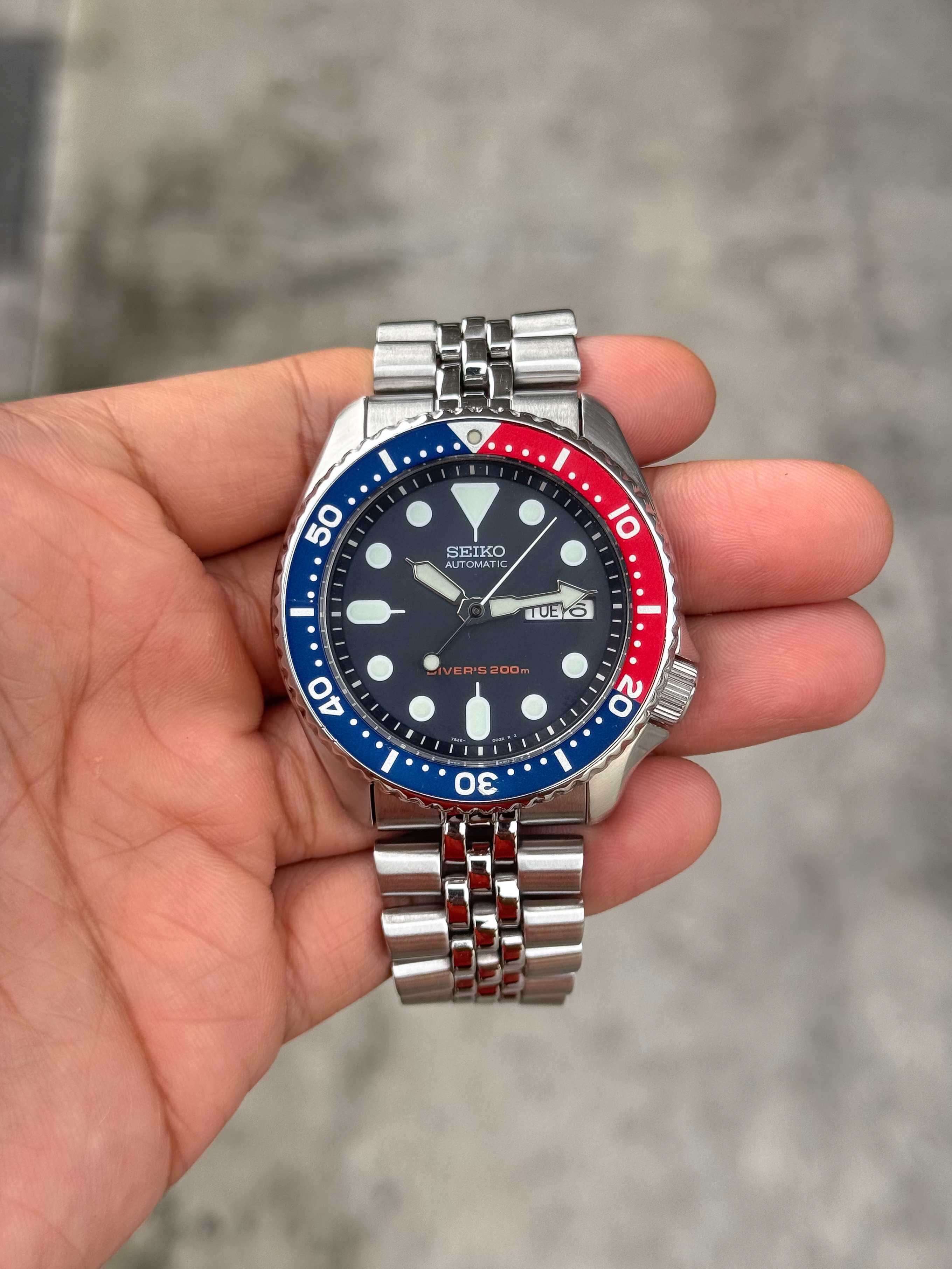Seiko Pepsi Automatic Day-Date King Size