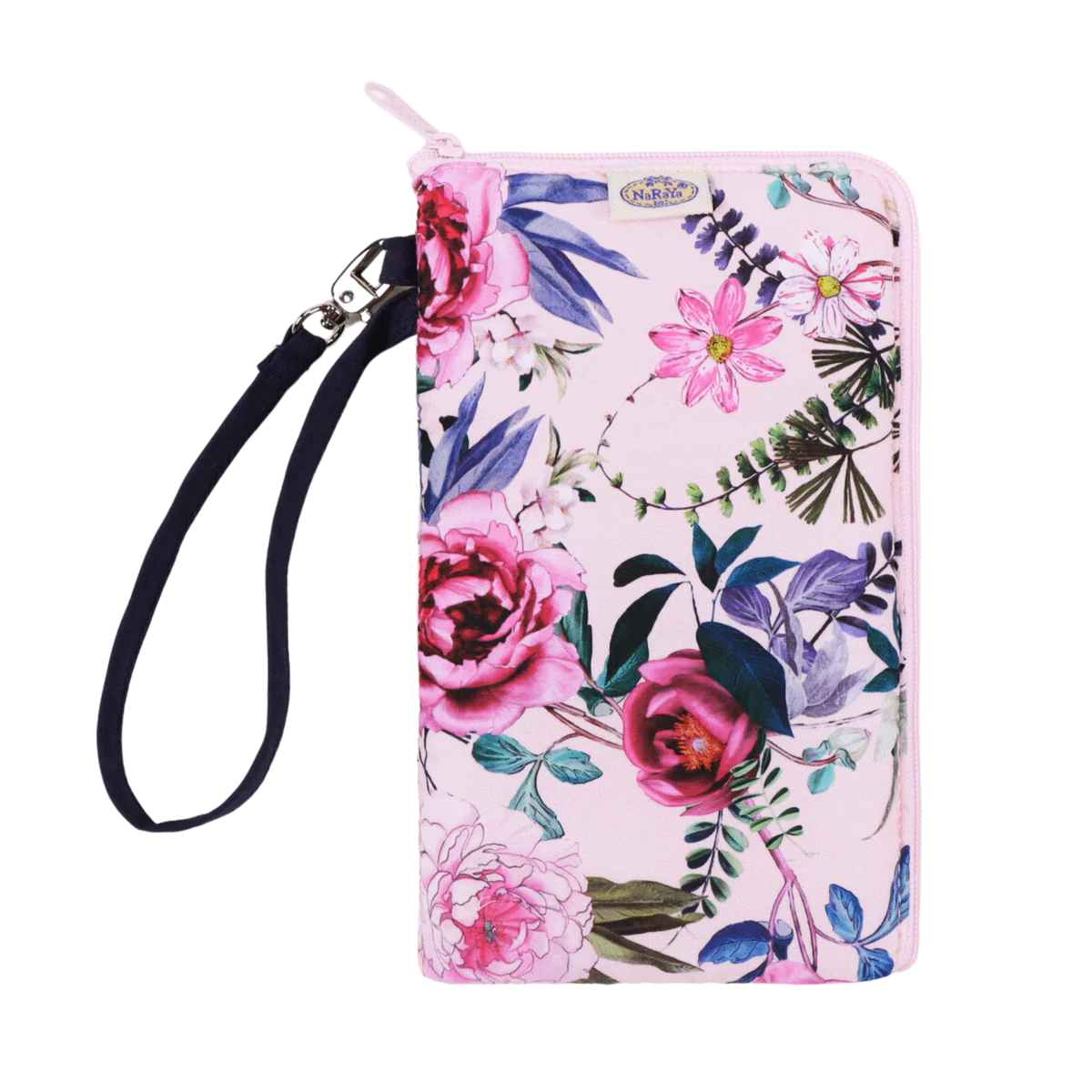 กระเป๋าโทรศัพท์มือถือ นารายา NaRaYa Mobile Phone Bag ลายดอกไม้ชมพู