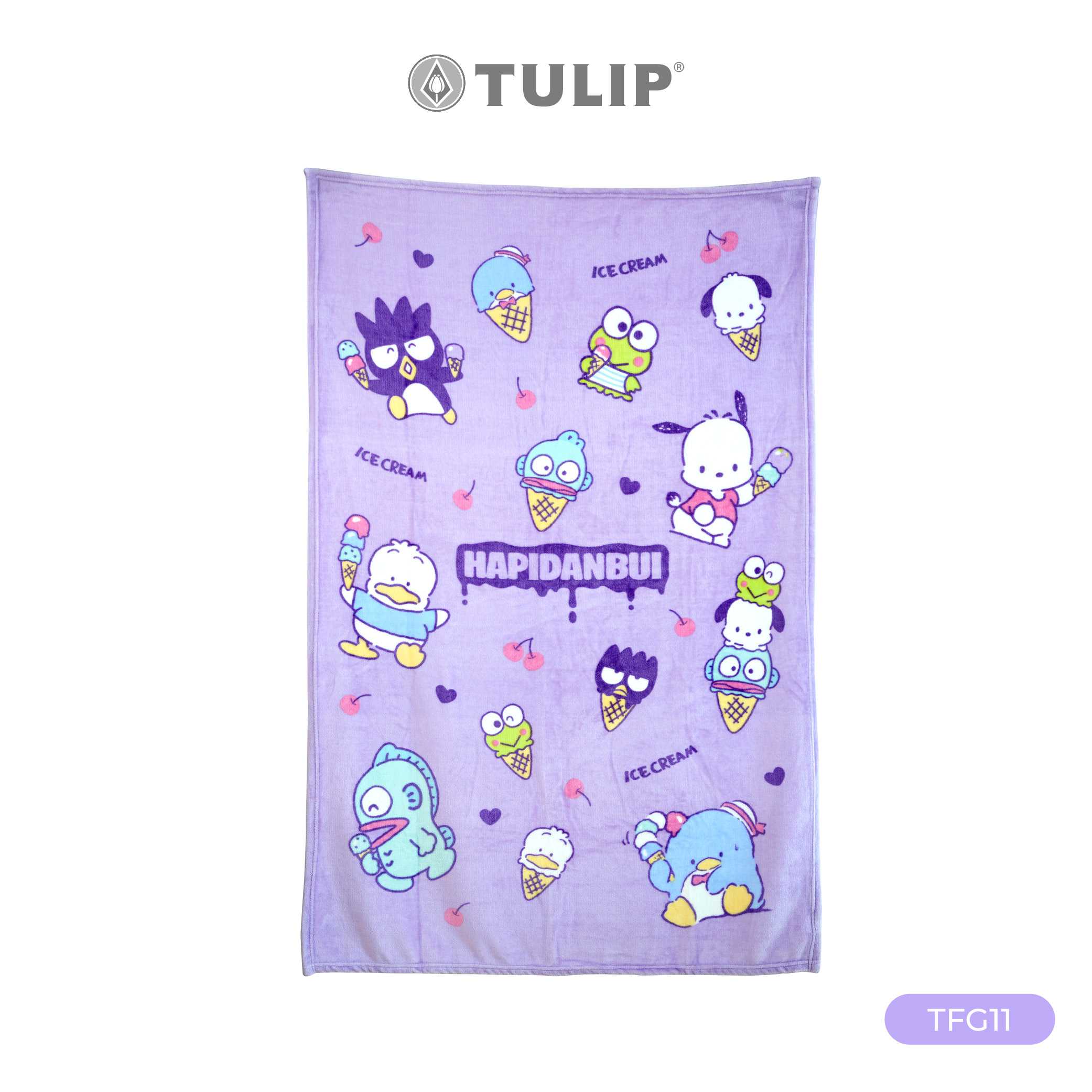 [New] ผ้าห่ม Fleece ลายฮาปิดันบุย TFG11