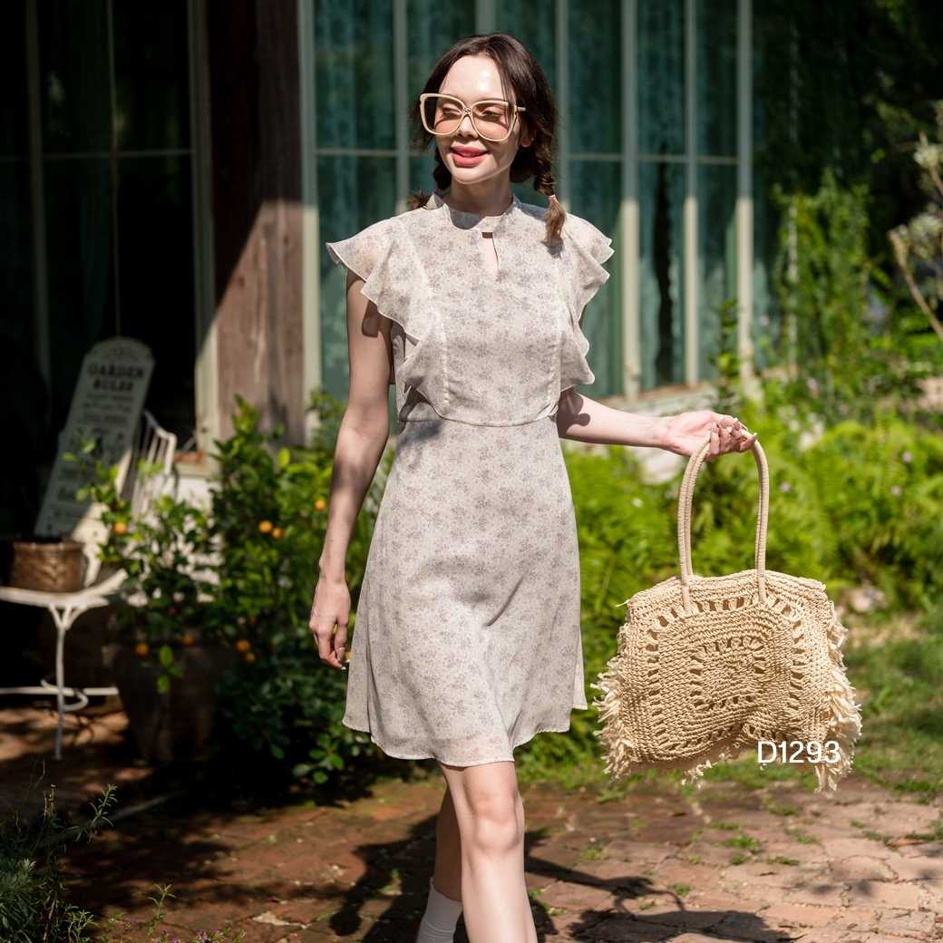 D1293-ชีฟองปริ้นท์-ครีม