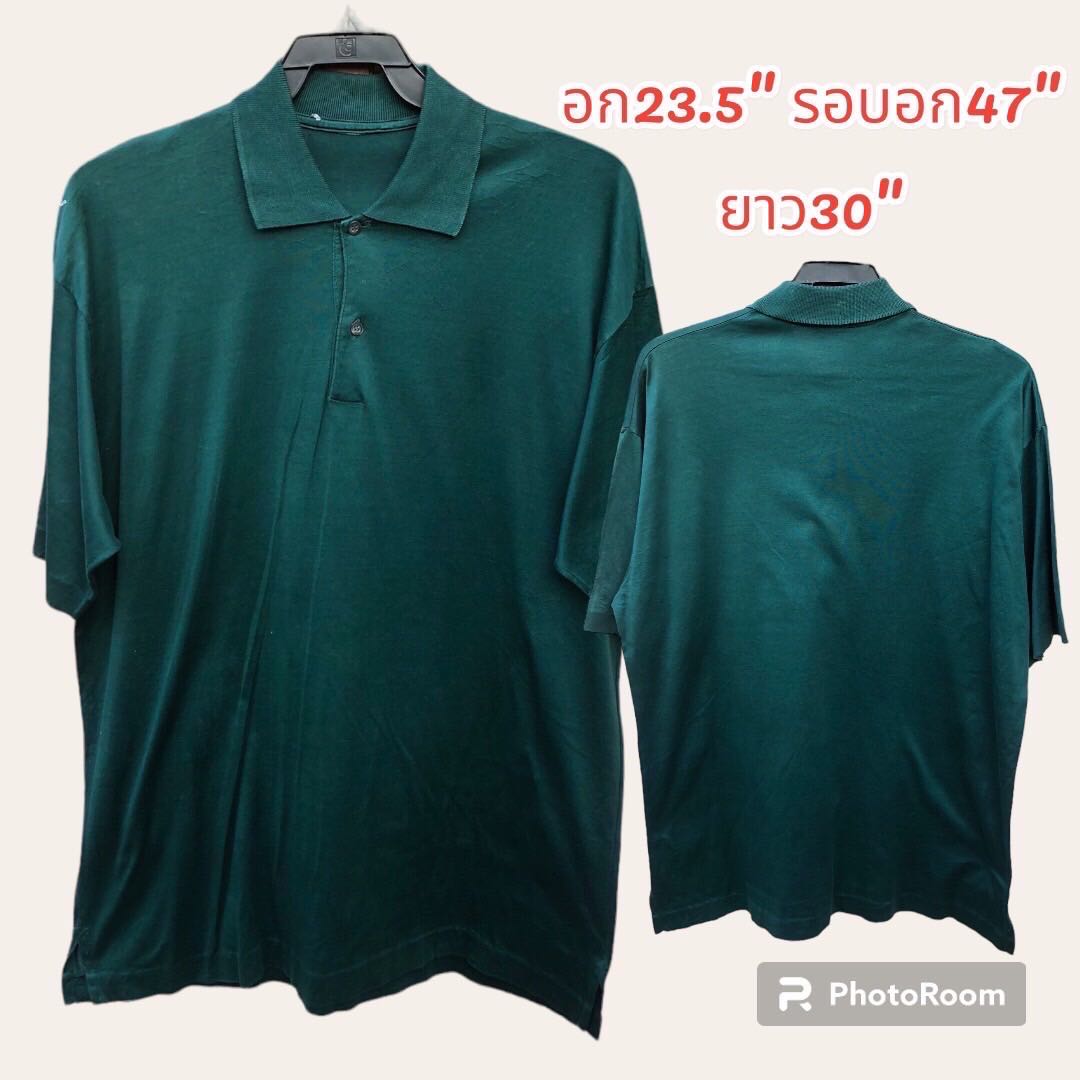 เสื้อเชิ้ตโปโลคอปกแขนสั้น สินค้างานนอกนำเข้าเกรดAมือ2 สินค้าพร้อมจัดส่ง