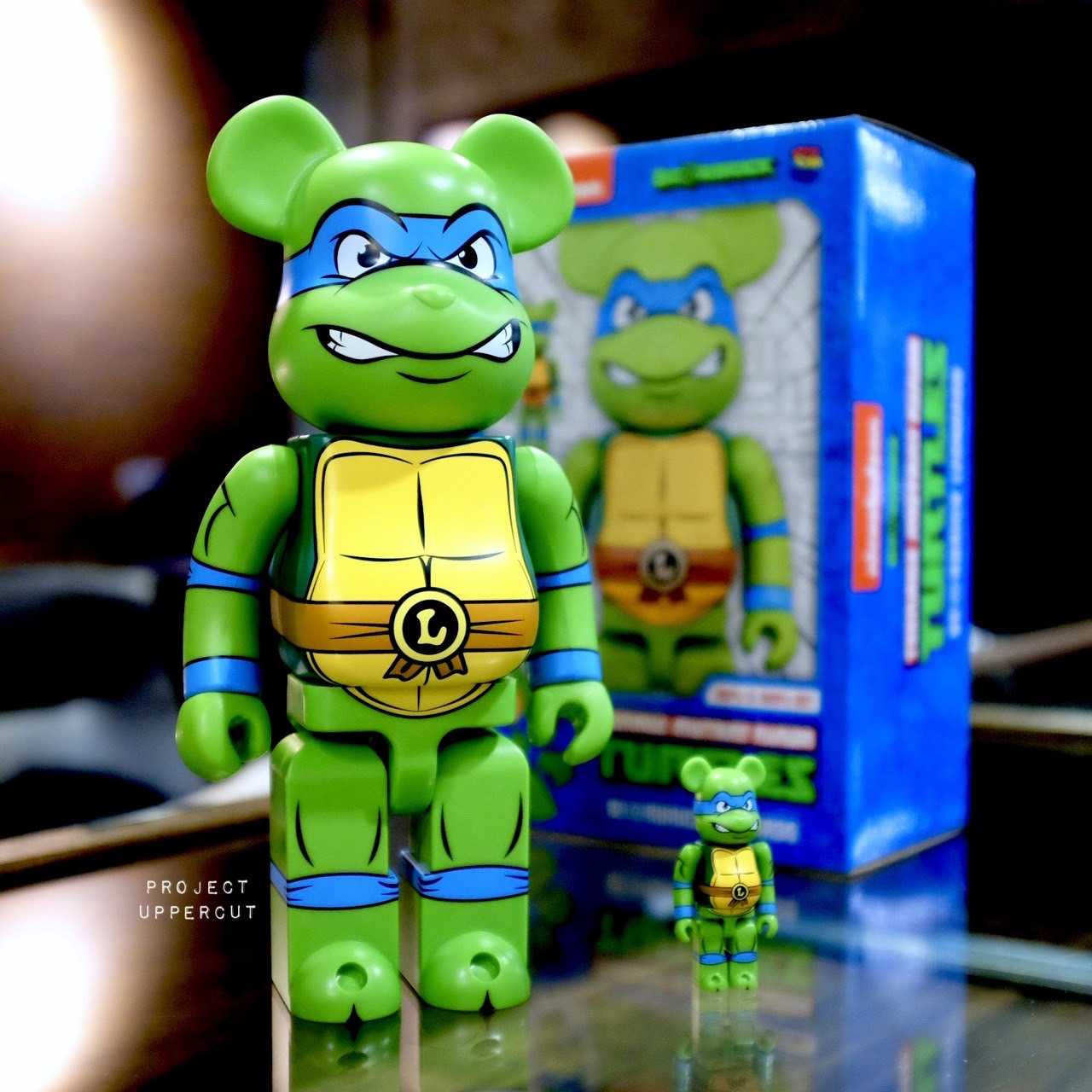 BE@RBRICK 400%+100% Teenage Mutant Ninja Turtles (TMNT) : Leonardo [New]