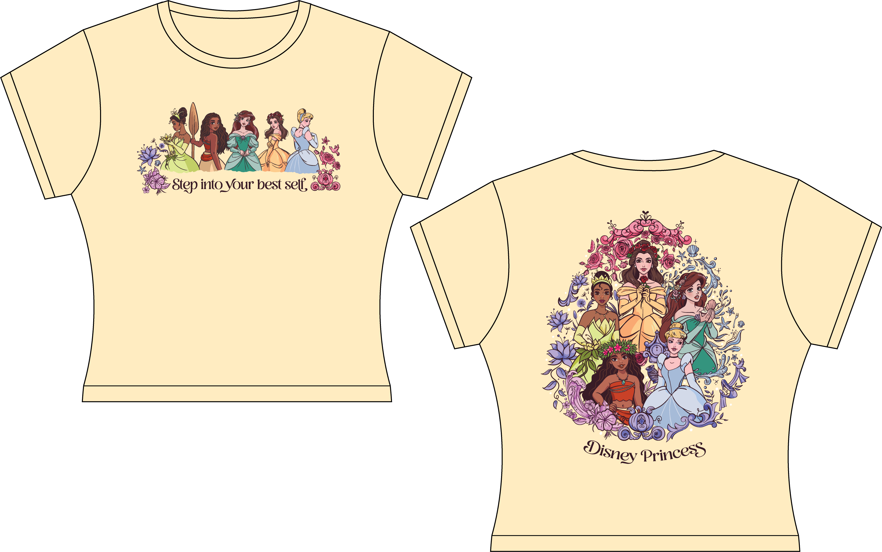 Baby Tee Princess Lace-up Royalty