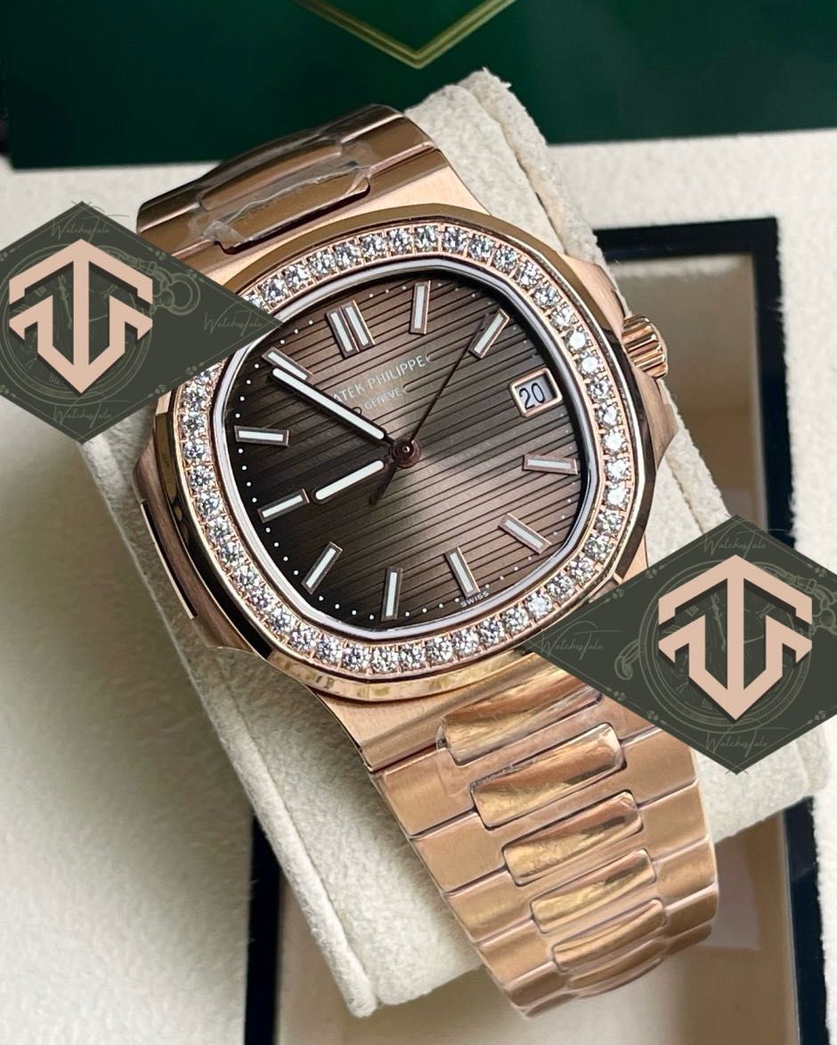 Patek Philippe Nautilus 5711r Rosegold Diamond 40mm. MPF