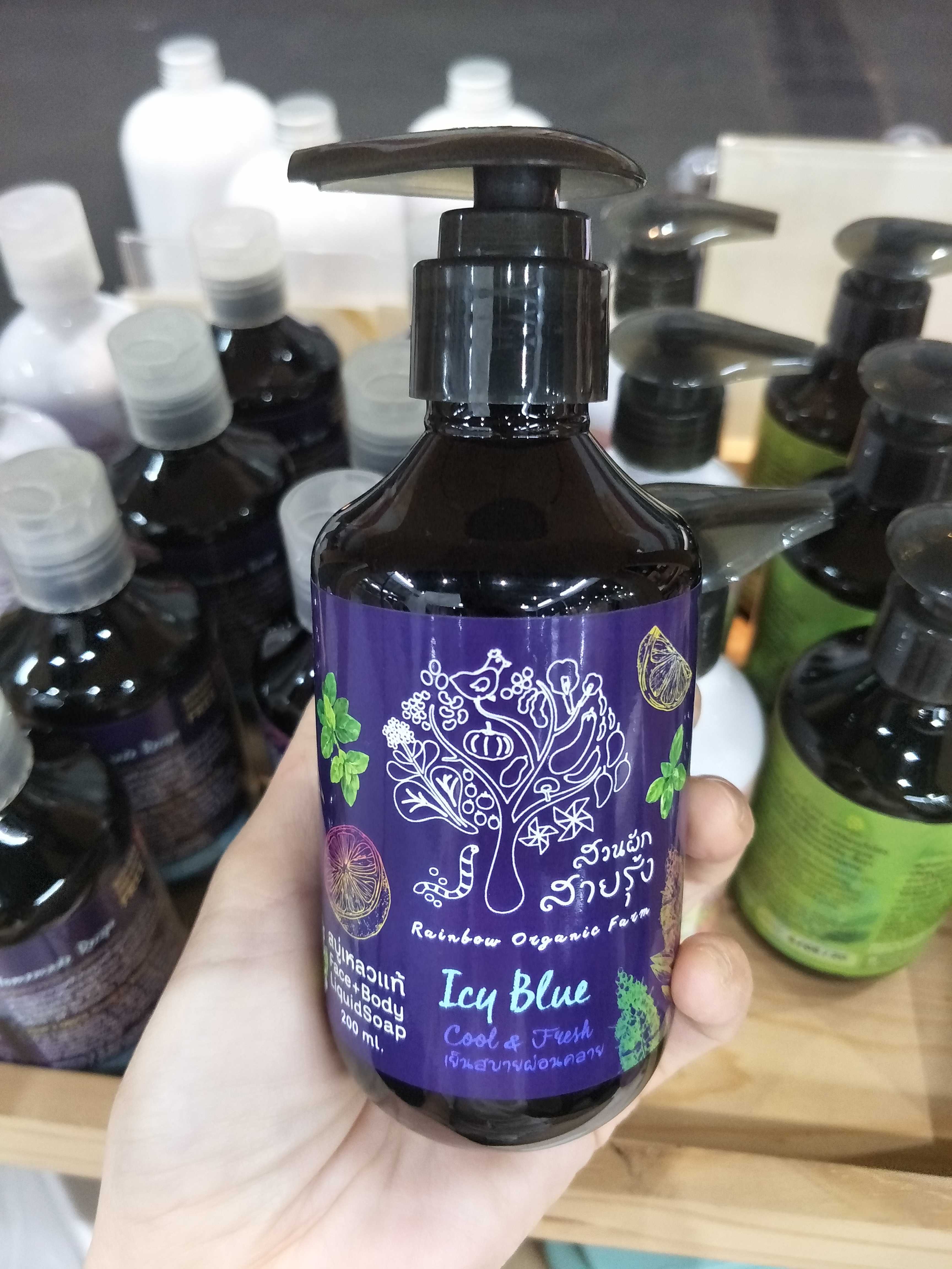 สบู่เหลว Aromatherapy กลิ่น Icy Blue 200 มล. (หัวปั๊ม)