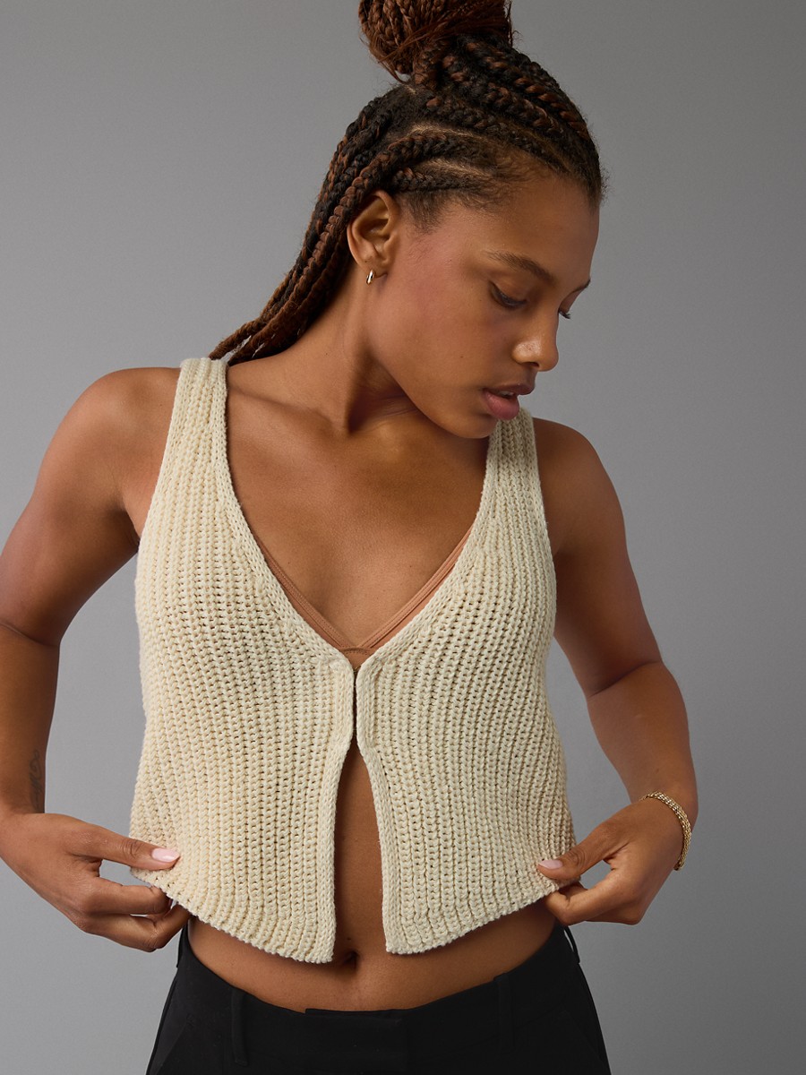 เสื้อกันหนาว ผู้หญิง 1180 DOUBLE CLASP VEST ( 034-1180-106 )