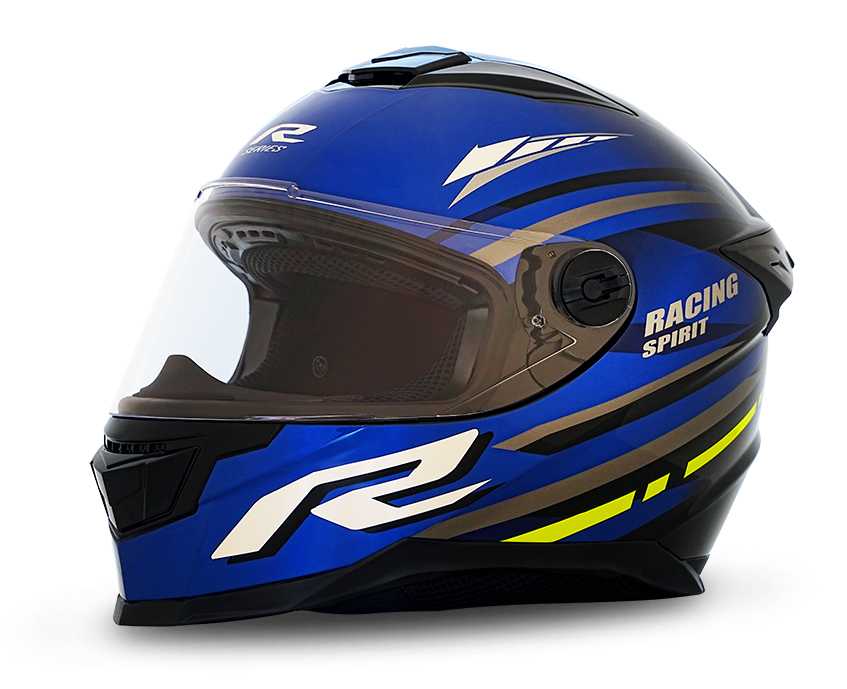 หมวกกันน็อก R-SERIES (สีดำ/น้ำเงิน) ไม่เข้าร่วมสวัสดิการ