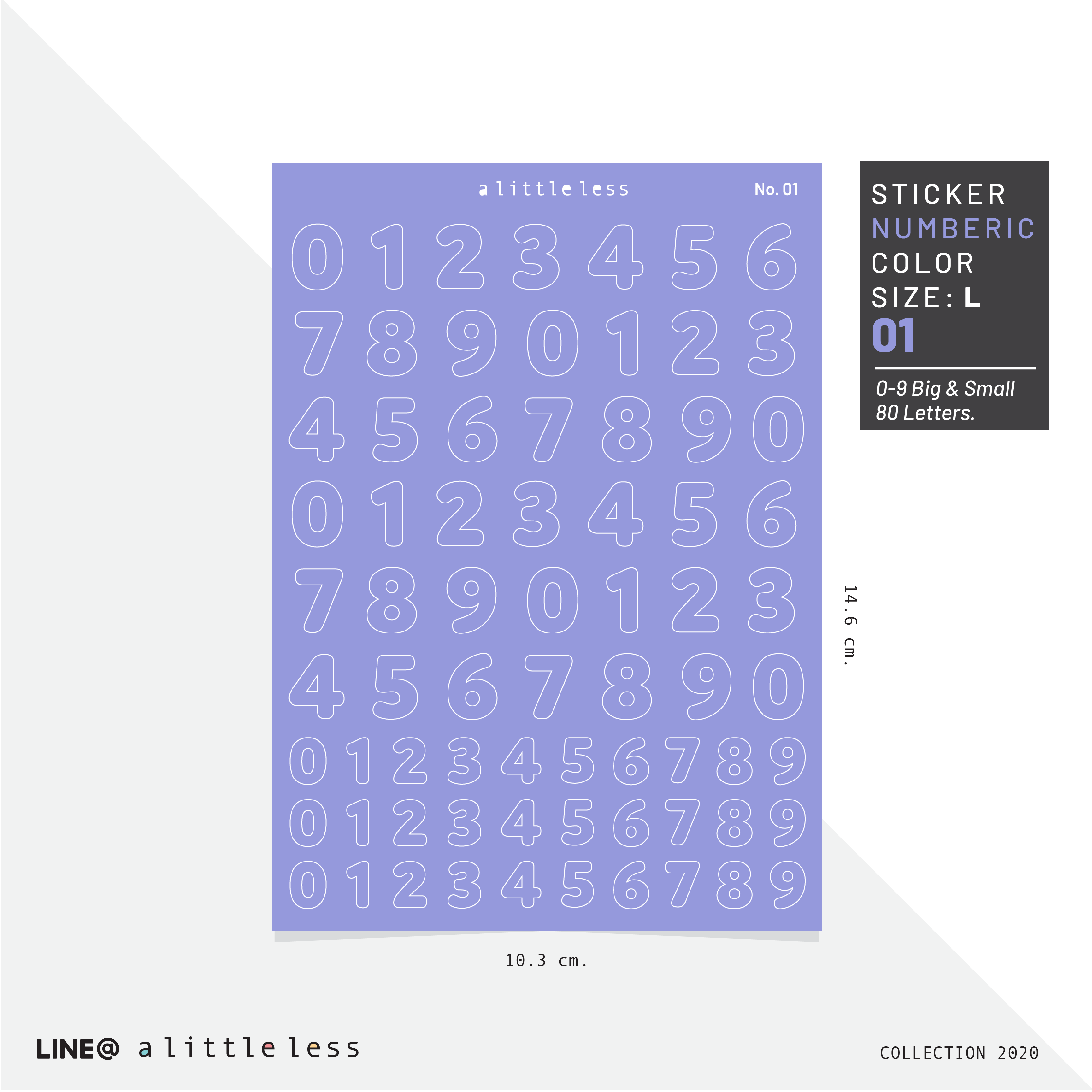 NUMBERIC COLORS No.01-04