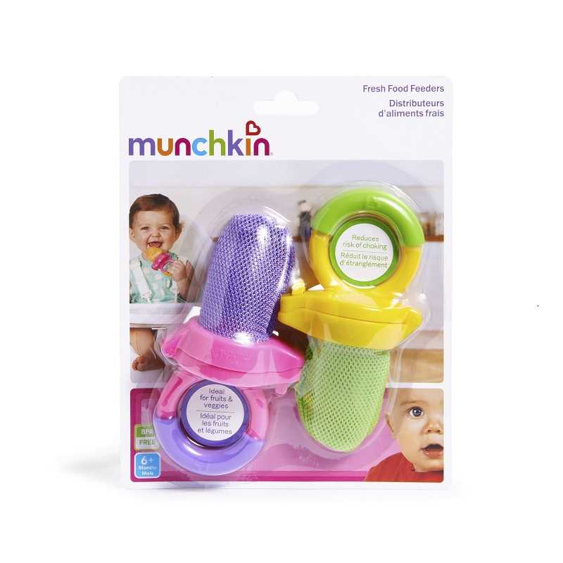 #ตาข่ายผลไม้ Munchkin : MNK43324 Fresh Food Feeder (2 pk)