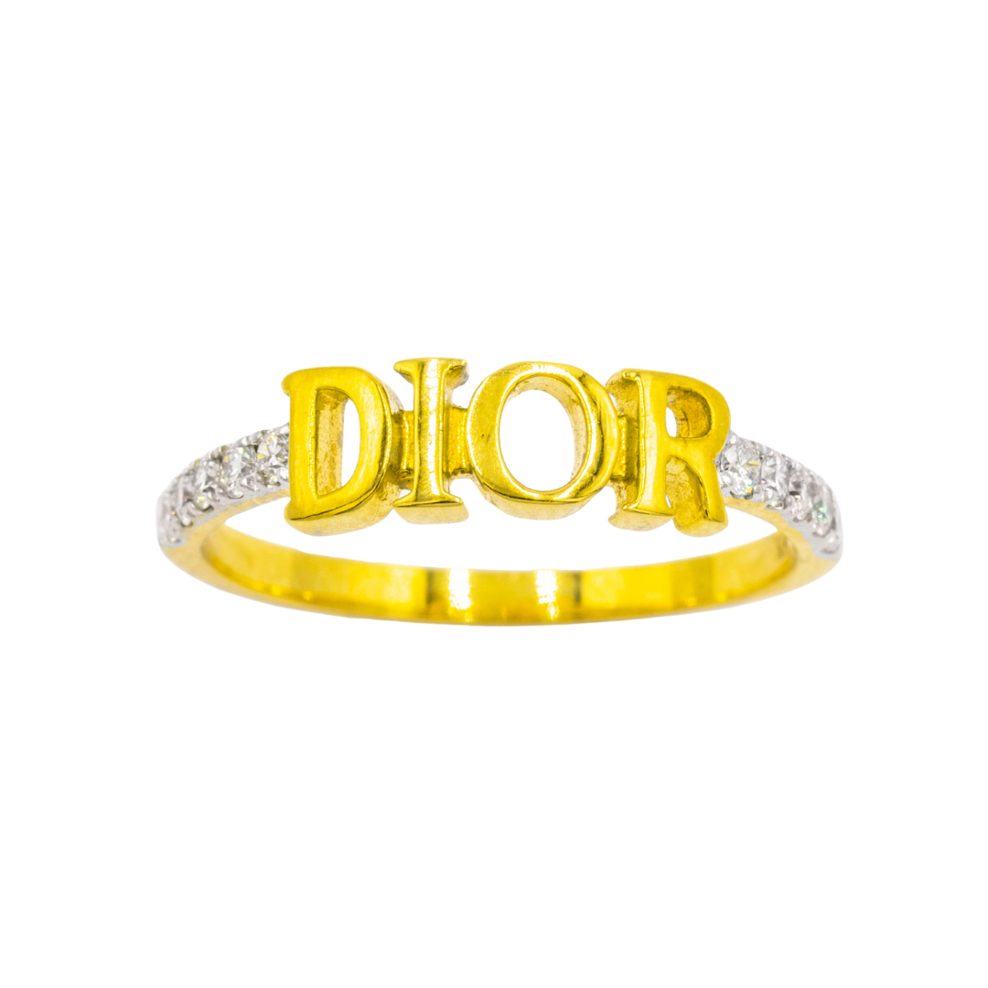 แหวนตัวหนังสือ DIOR BN043