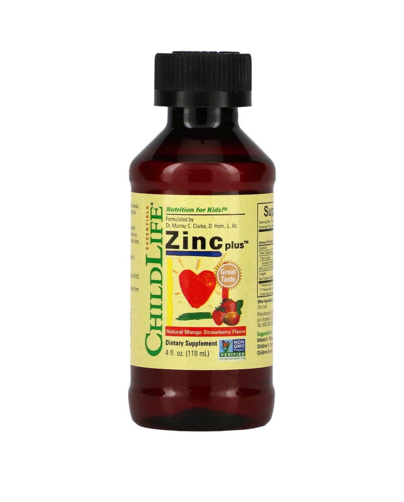 วิตามิน Zinc Childlife ของ USA สำหรับเด็ก