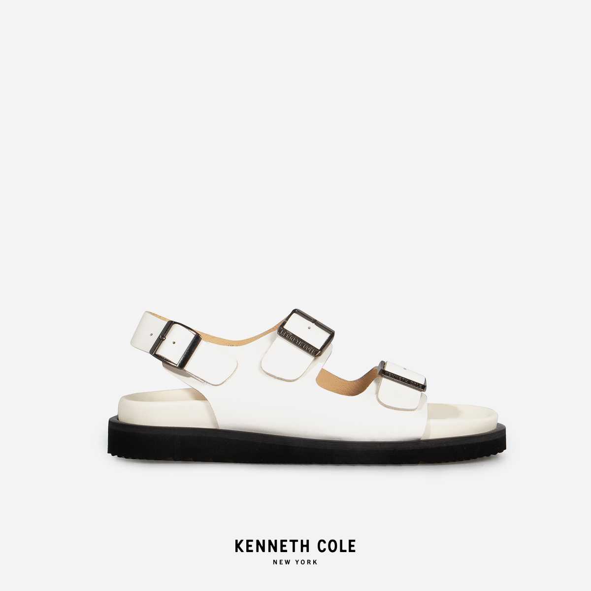 KENNETH COLE รองเท้าแตะผู้ชาย รุ่น MICHAEL WHITE สีขาว ( SAN - RS81054LE-110 )