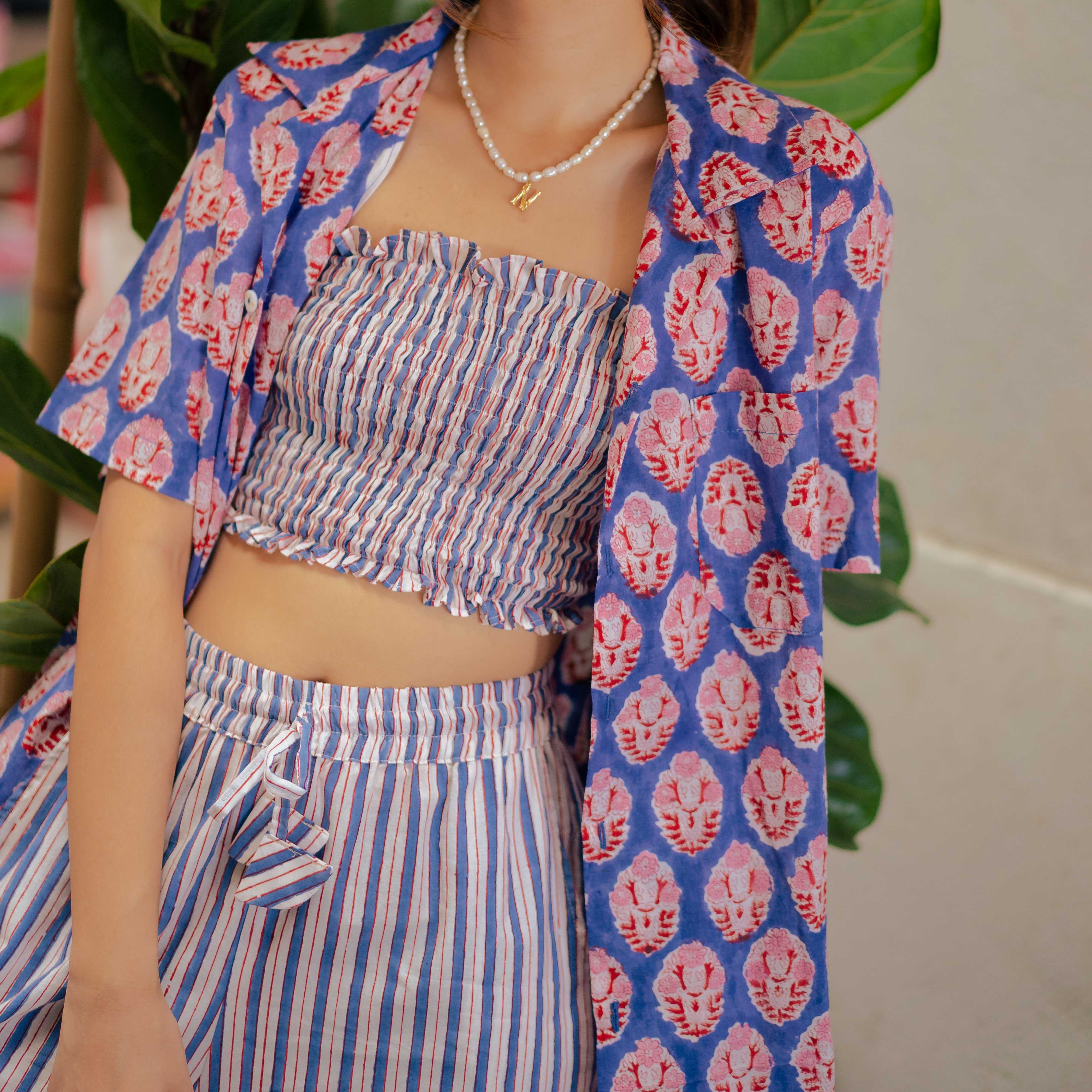 River Stripe Tube Top