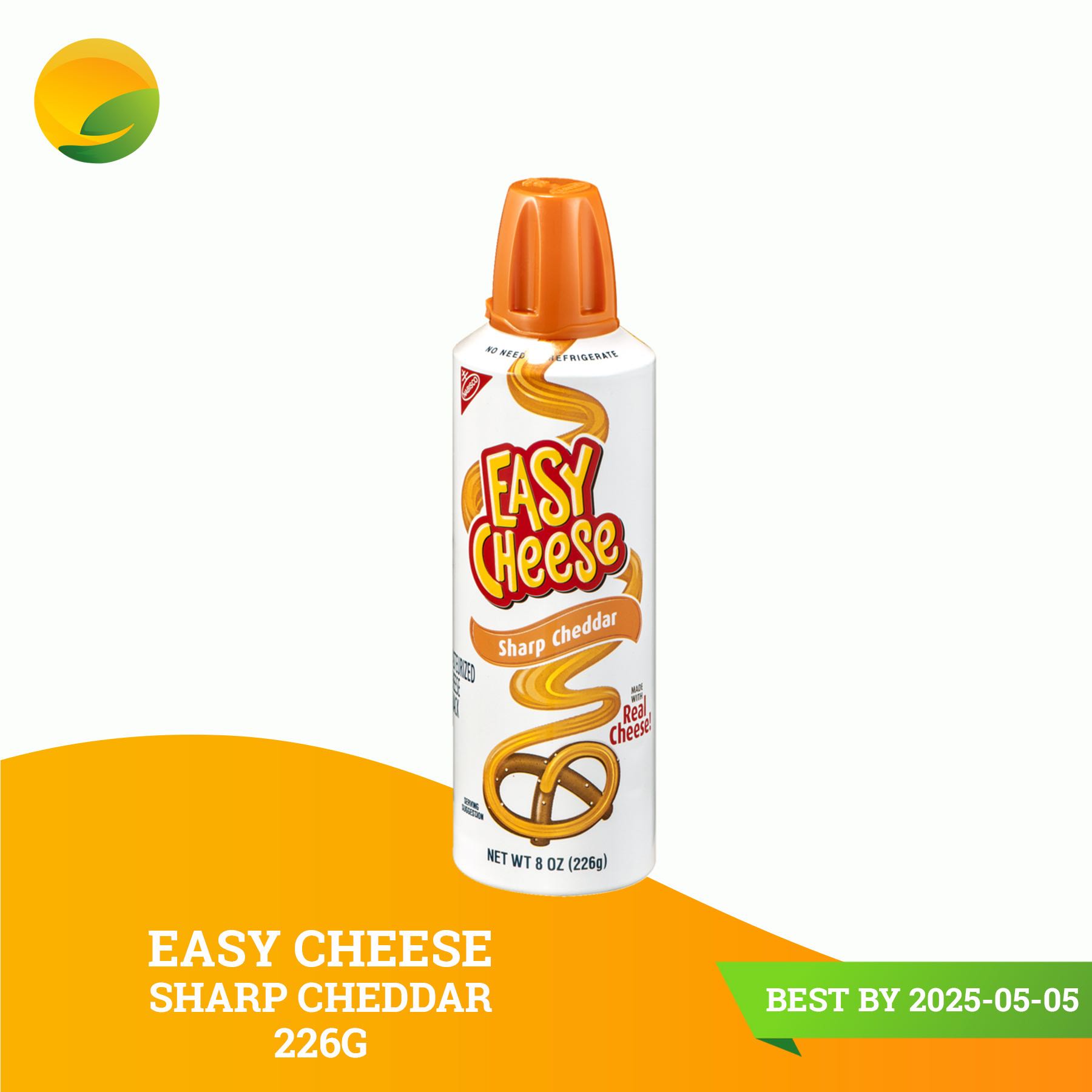 Easy Cheese Sharp Cheddar 226g