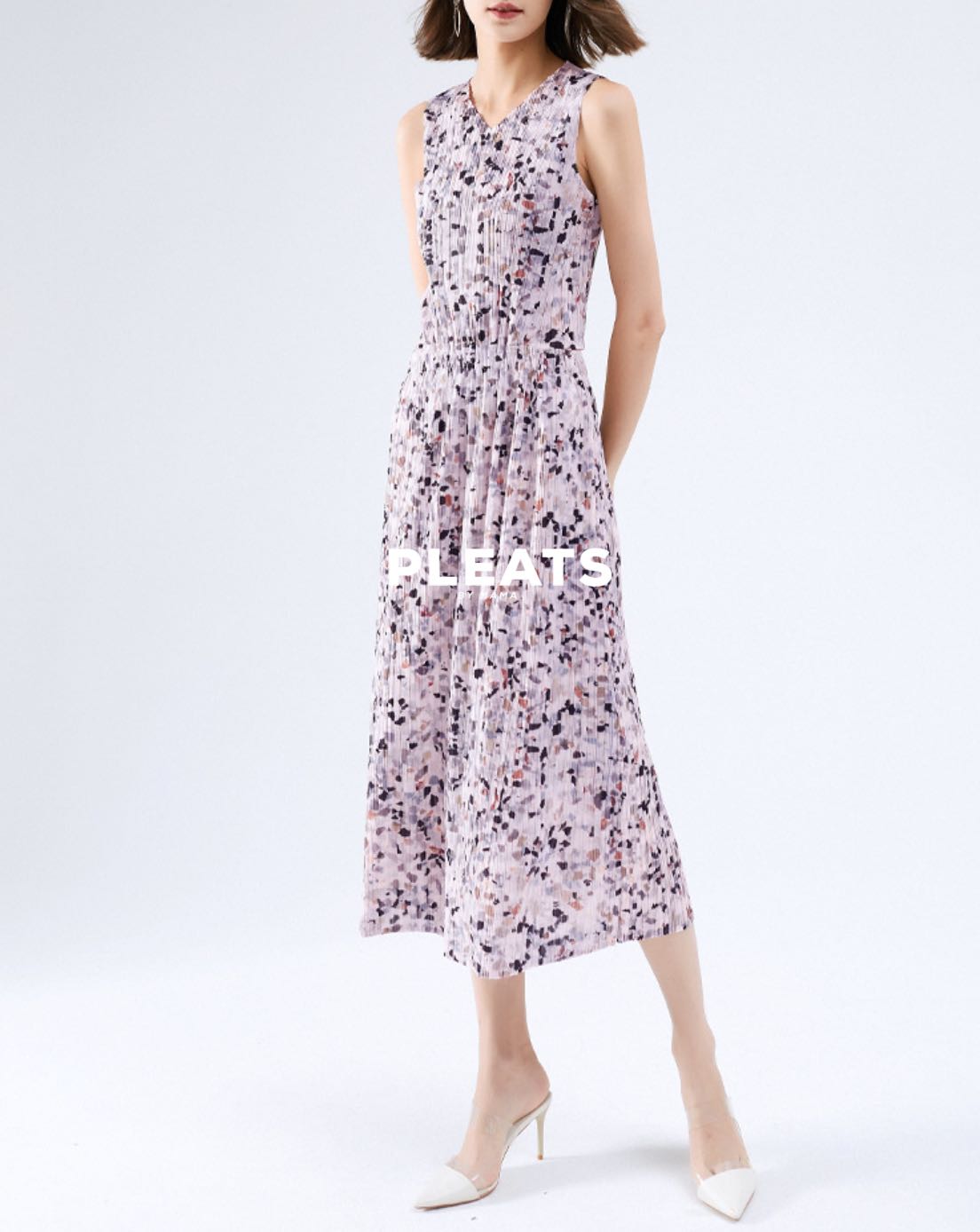 PLEATS DRESS - D066