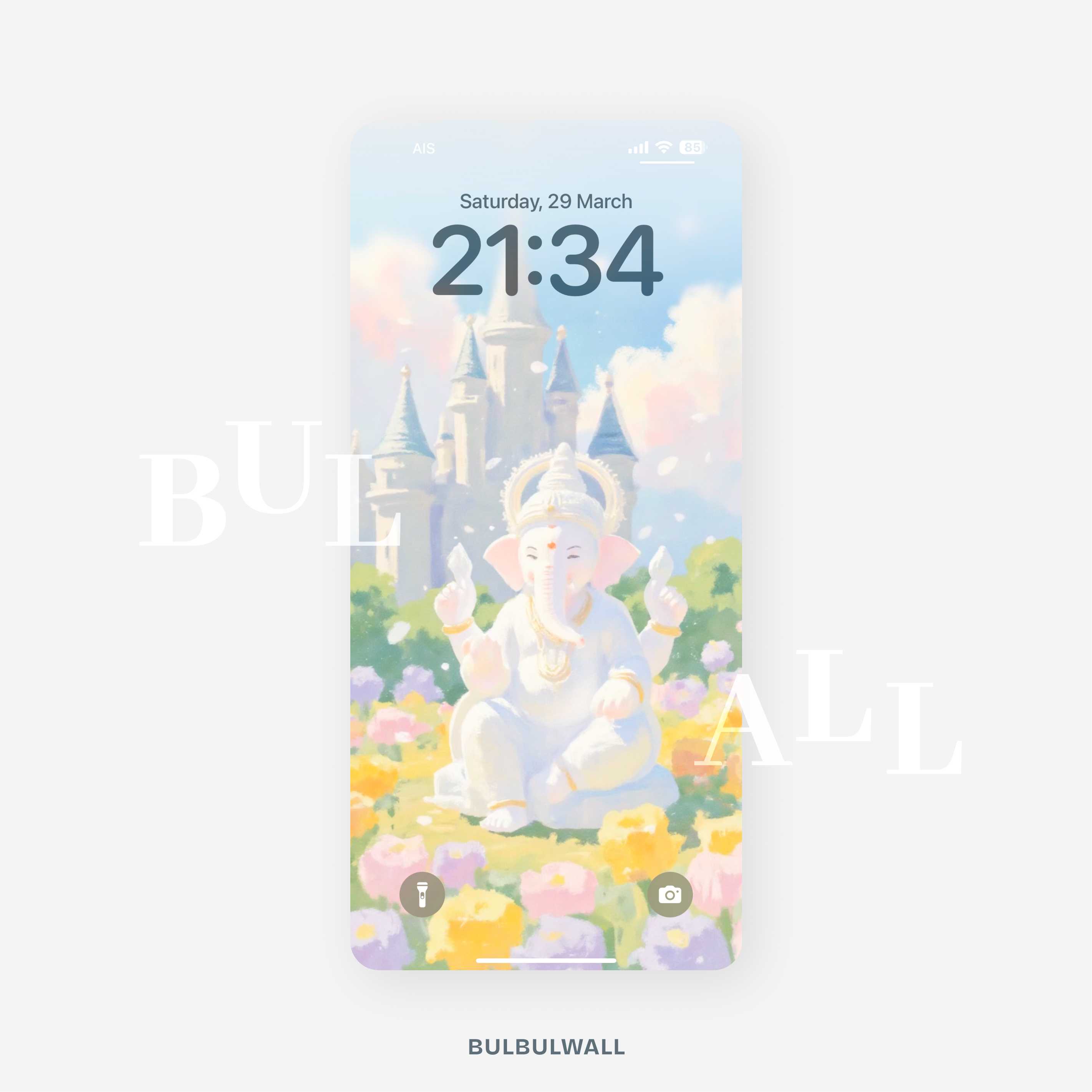 Ganesha Pelluris วอลเปเปอร์พระพิฆเนศ วอลเปเปอร์มือถือสายมู เสริมดวงมงคล - bulbulwall