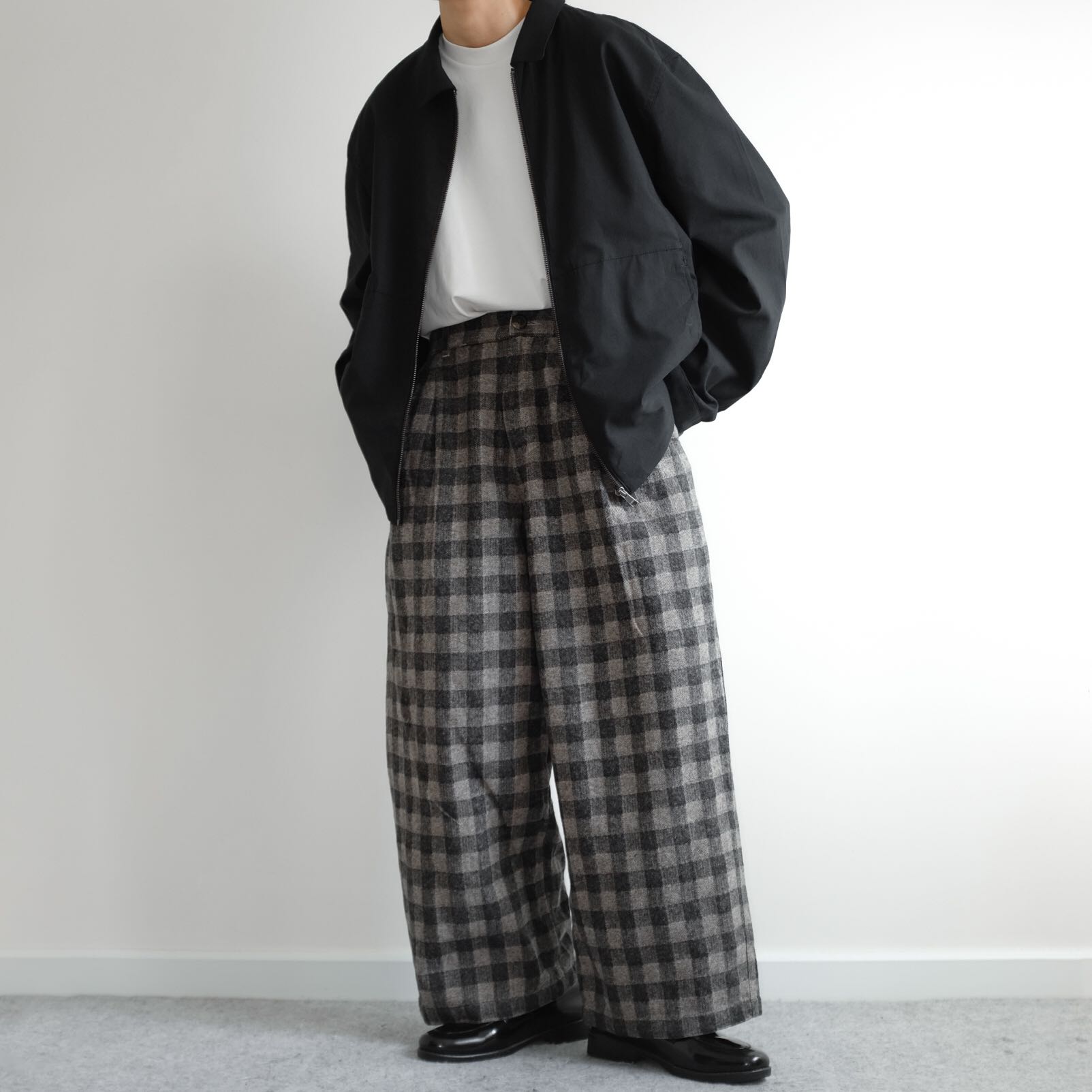 Season Reason  Relaxed Cropped Oversized Wide Leg Pants 