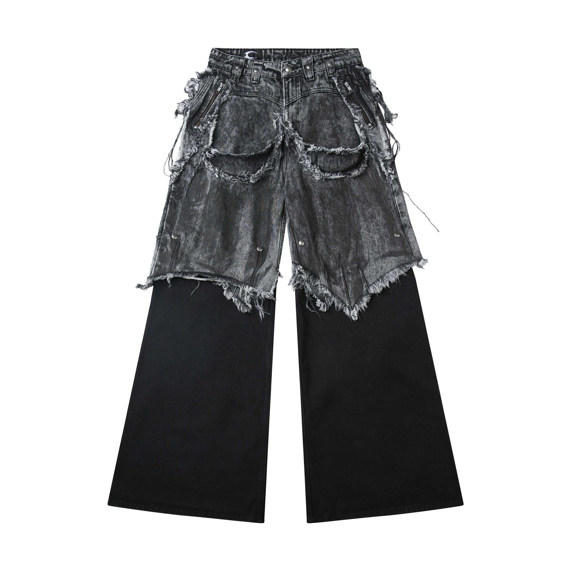 COZY - 005 CHAOS DREAM WAXED GREY LAYER PANTS