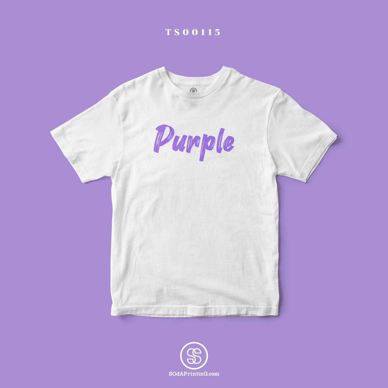 เสื้อ Purple  #SOdAtee #เสื้อSOdAColor TSA00115
