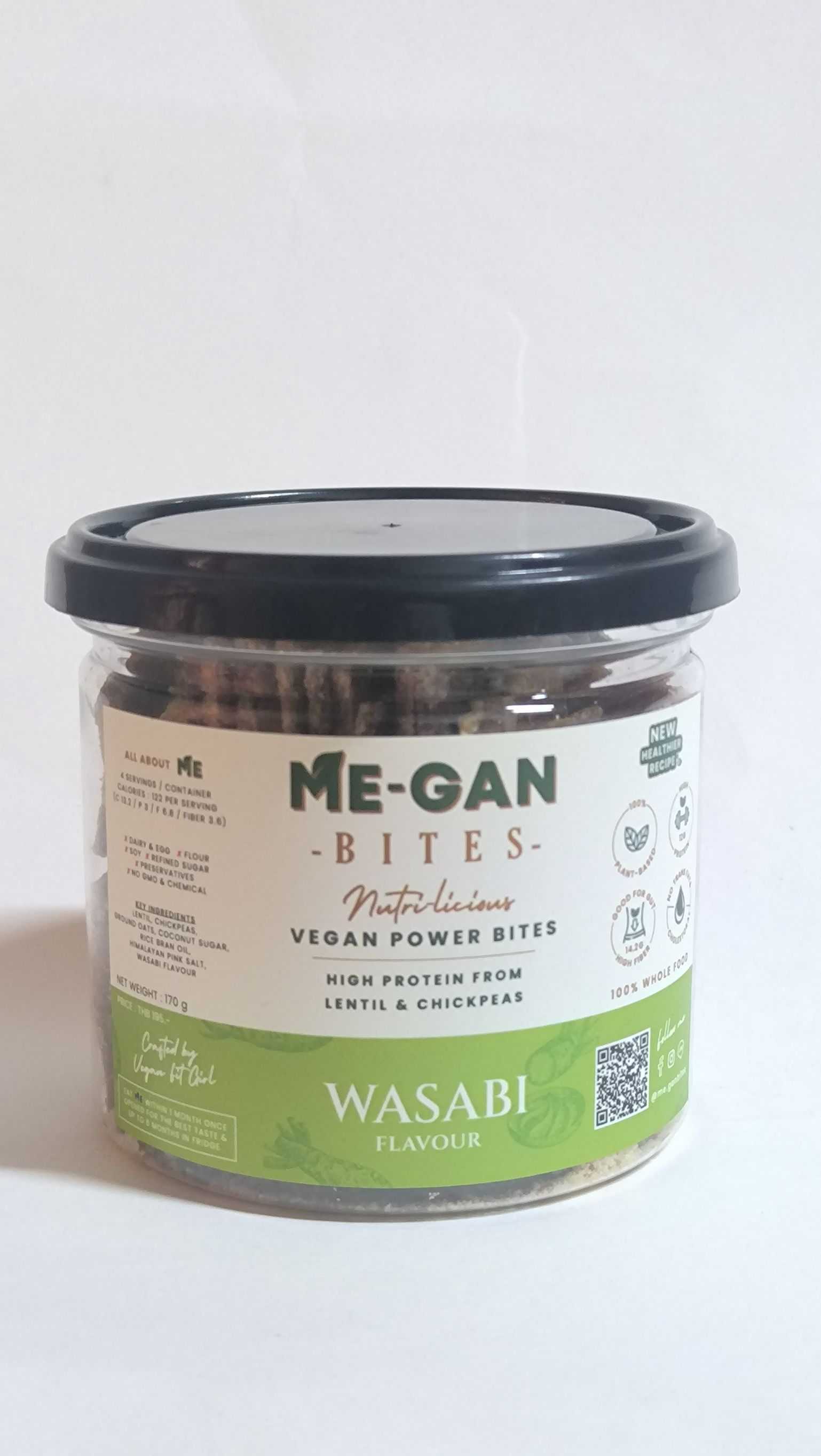 Wasabi Flavour(Vegan Power Bite) (High Protein)(Non Diary) MEGAN BITES 170g