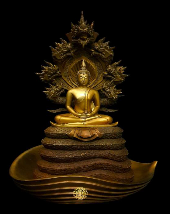 ผลงาน : พระพุทธมังคลานาคาบริรักษ์ AP 7  ขนาด : องค์พระหน้าตัก 5.9 นิ้ว
