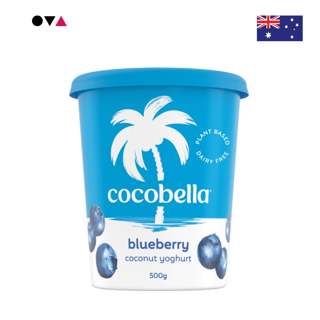 Cocobella coconut yoghurt Blueberry 500g โยเกิร์ตมะพร้าวแสนอร่อย รสบลูเบอร์รี