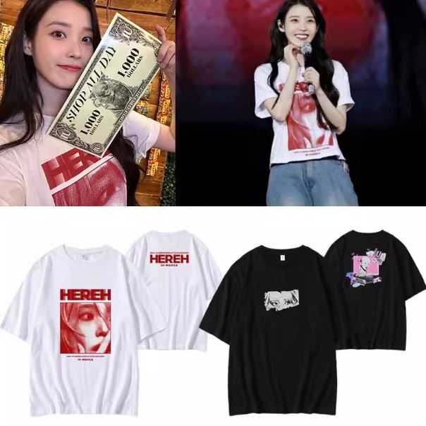 Pre-Order | เสื้อยืด IU : 2024 IU HEREH WORLD TOUR CONCERT
