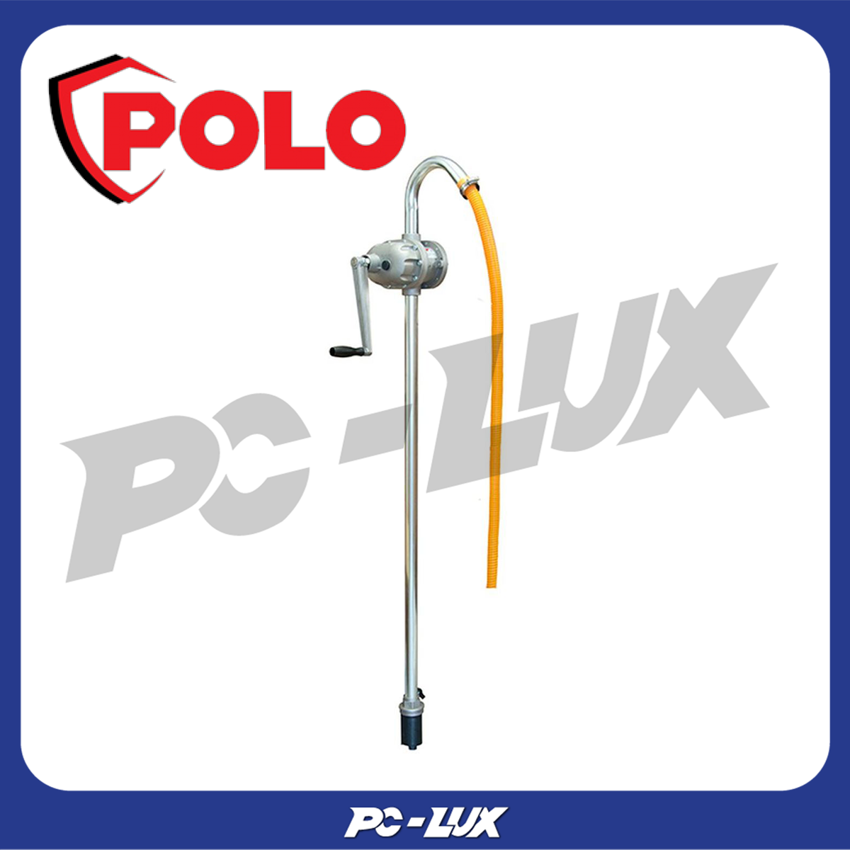POLO ปั๊มสูบน้ำมันมือหมุน รอบละลิตร สำหรับถังขนาด 200 ลิตร รุ่น RP-100A