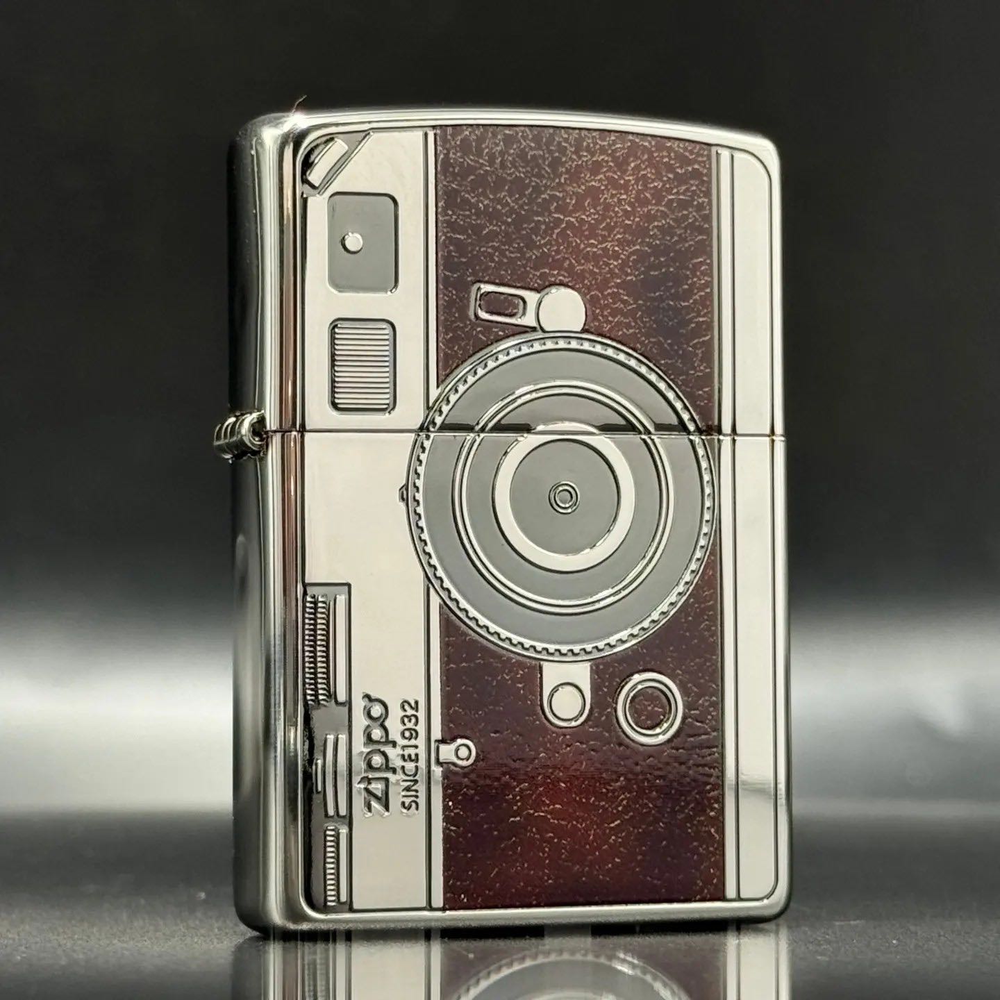 Zippo ไฟแช็กรุ่น ZJP0093 Camera Zippo (Brown)