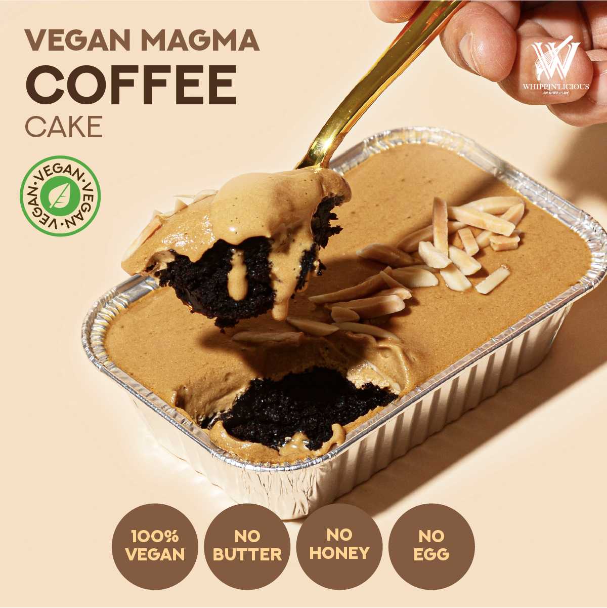 [PRE-ORDER] [VEGAN] Vegan Coffee Magma Cake