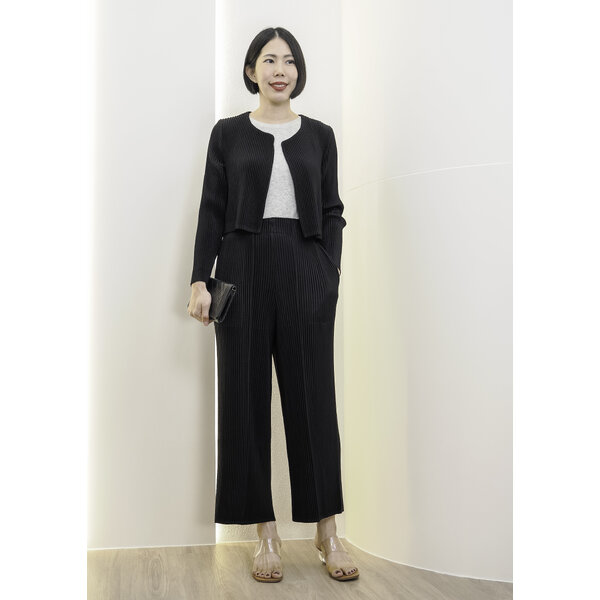 กก ยาว 36นิ้ว 2MUAY รุ่น GM0957/GM0767 THICK CROP CARDIGAN WITH PANTS PLEATED SET 4 สี FREE SIZE