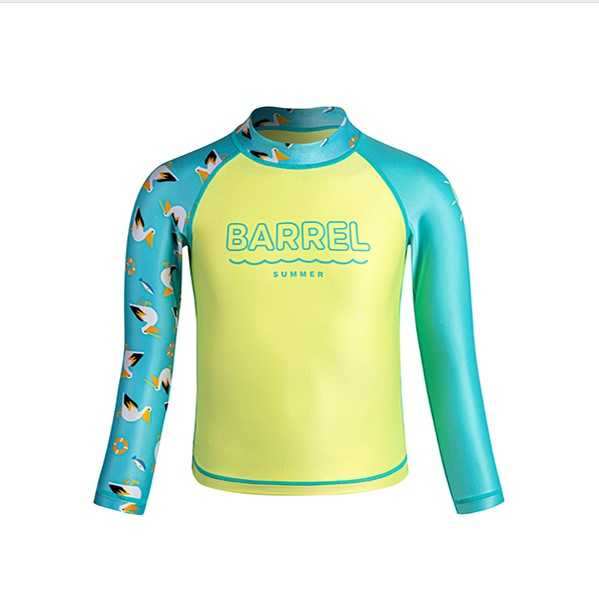BARREL KID_SUMMER RASHGUARD - PALE NEON YELLOW