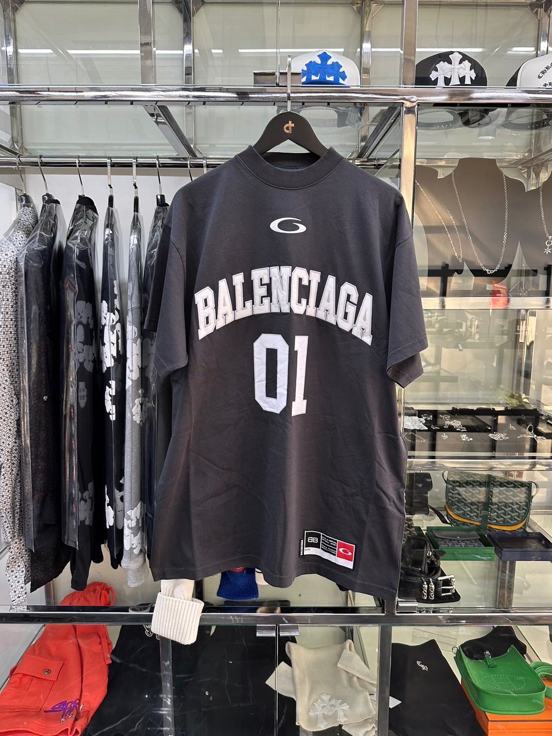 Balenciaga Basketball Series Black Vintage Jersey