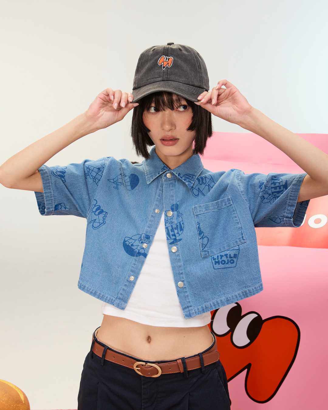 (Look4) Wednesday Denim Woman Crop