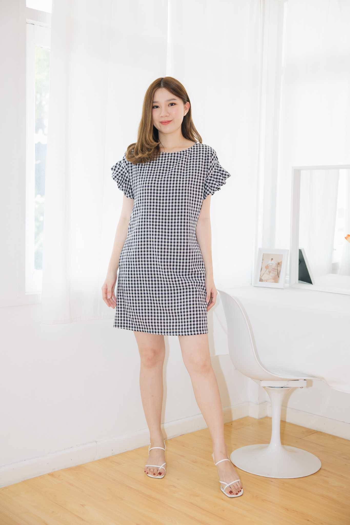 ชุดให้นม Black scott chacha  dress