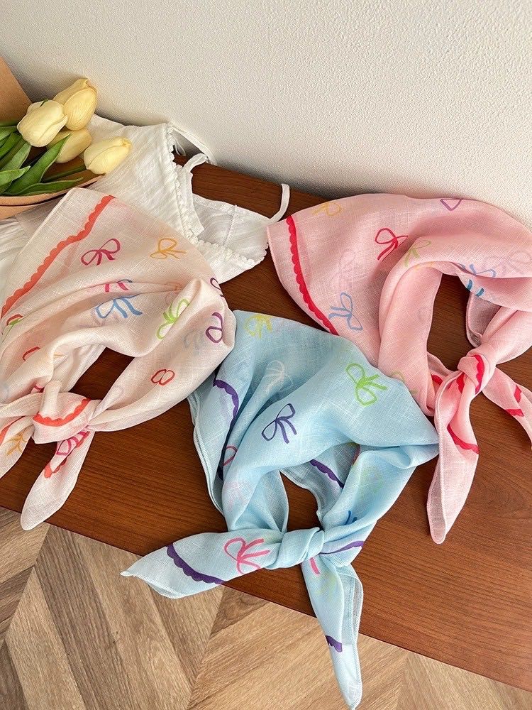 ผ้าผูกผม 𝐜𝐮𝐭𝐞 𝐫𝐢𝐛𝐛𝐨𝐧 🎀🤏🏻  Twinnies.decor
