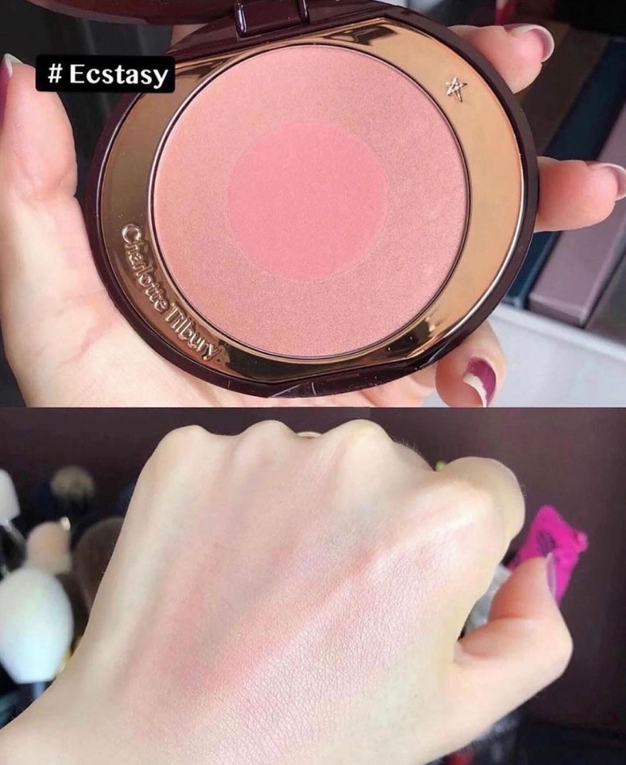 🌟สี Ecstasy 🌟 Charlotte Tilbury CHEEK TO CHIC