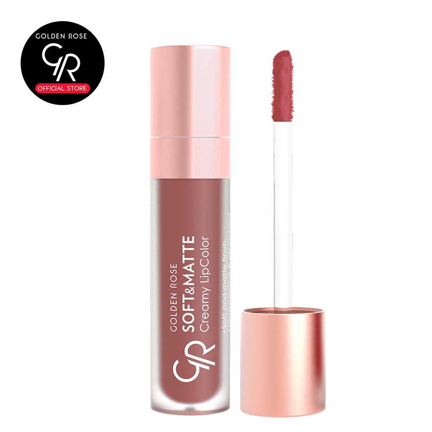 Golden Rose โกลเด้น โรส  ซอฟท์แอนด์แมท  Soft&Matte Lipcolor 5.5ml เบอร์113