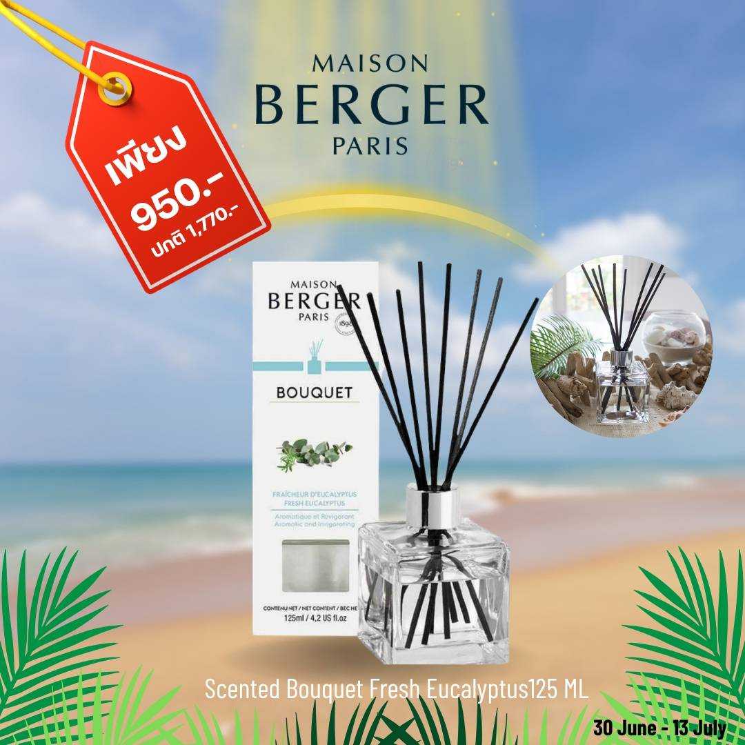 Eucalyptus Scented Bouquet Cube  125ml  : ก้านกระจายความหอมกลิ่นเฟรช ยูคาลิปตัส