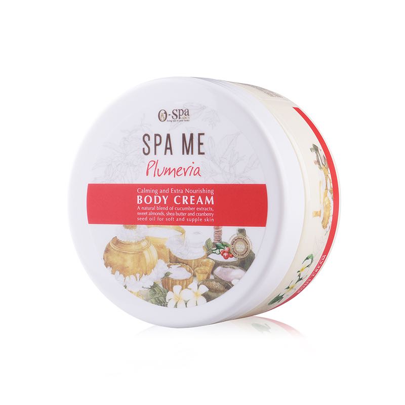O-Spa โอสปา บอดี้ครีม ครีมบำรุงผิว กลิ่นดอกลีลาวดี  200ml