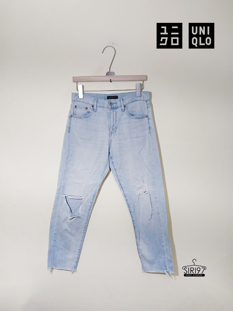 กางเกงยีนส์ขายาว Uniqlo สภาพ75%