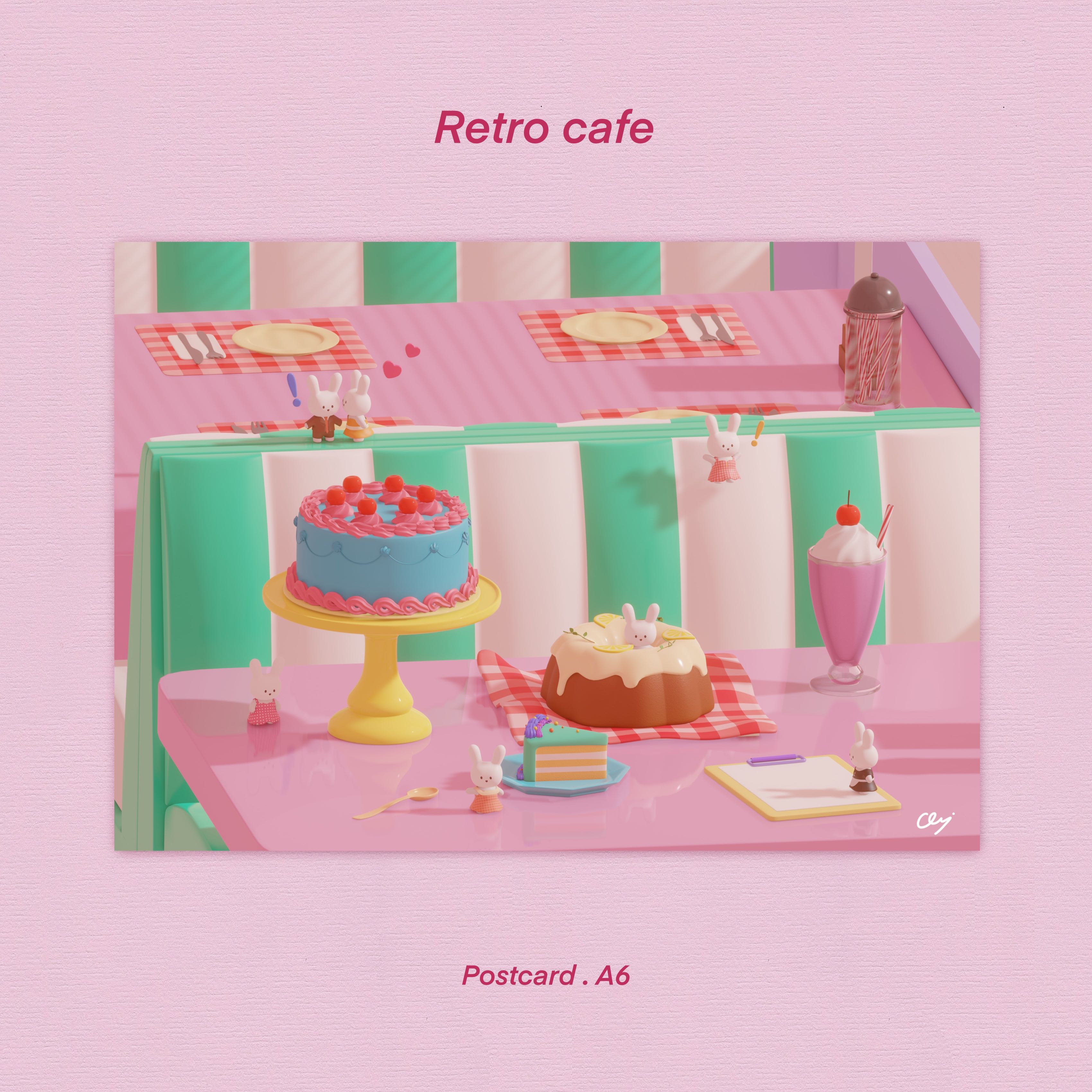 Retro cafe