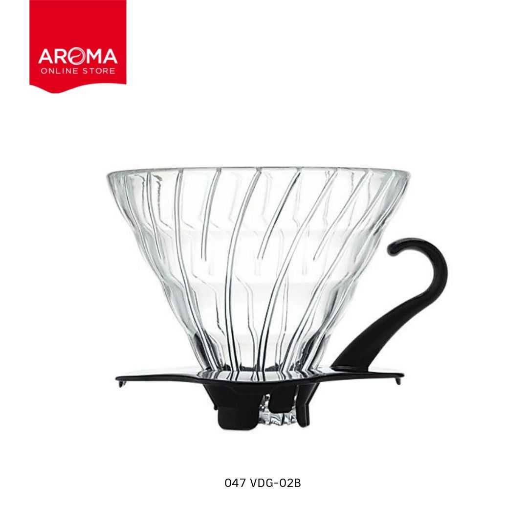 HARIO(047-049) V60 Glass Dripper 02/ Black / Red / White