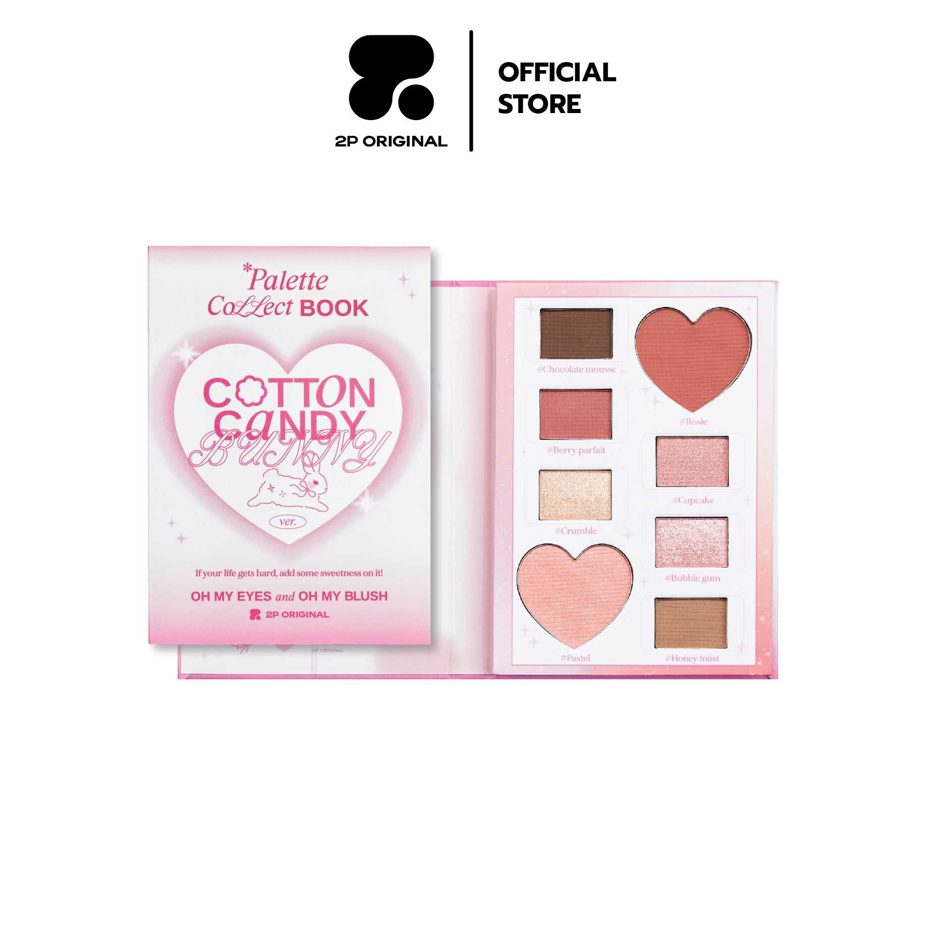 2P ORIGINAL PALETTE COLLECT BOOK (3 Colors) 14.6g.