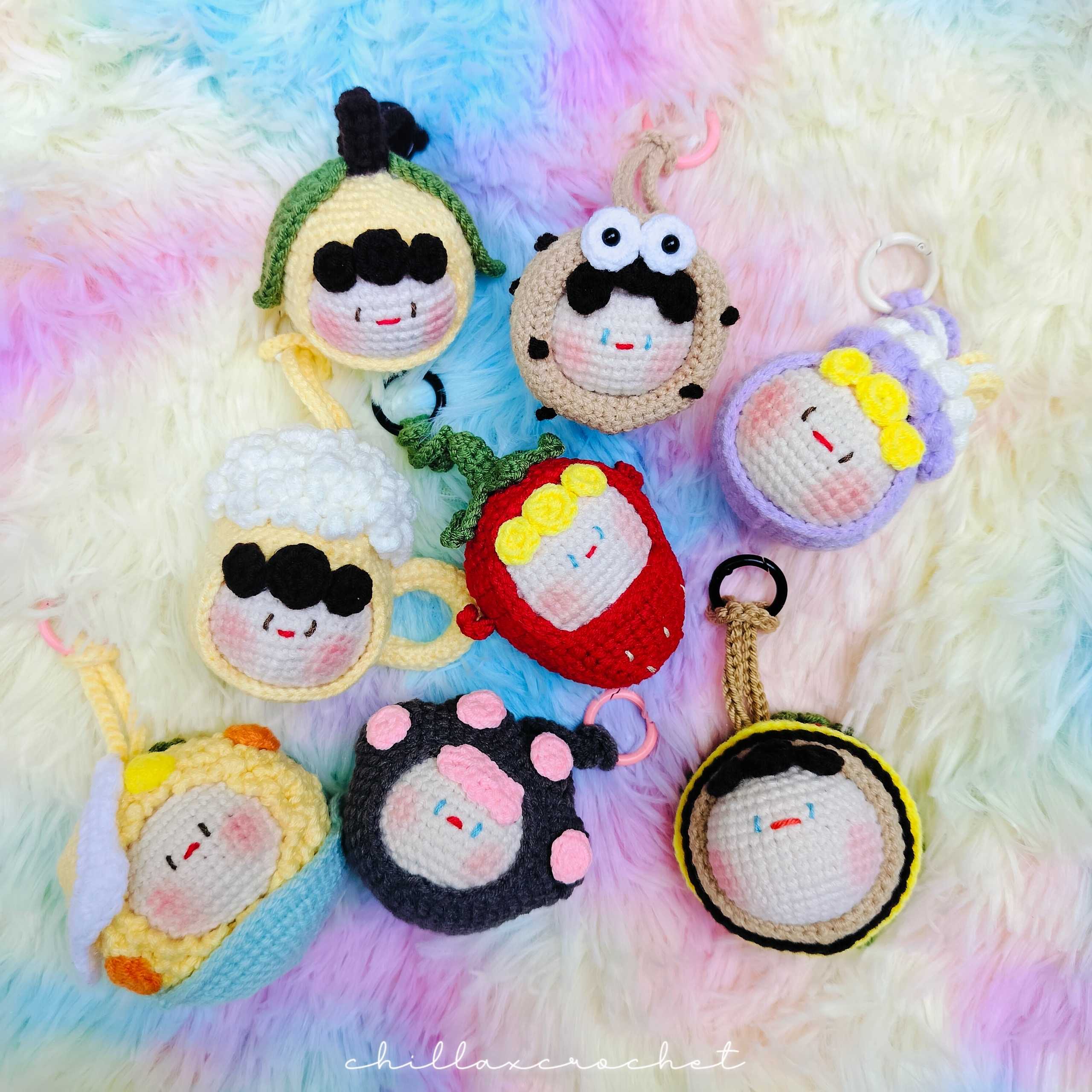 MOCHI Bag charm/Keychain พวงกุญแจ พวงกุญแจห้อยกระเป๋า แก๊งค์โมจิ